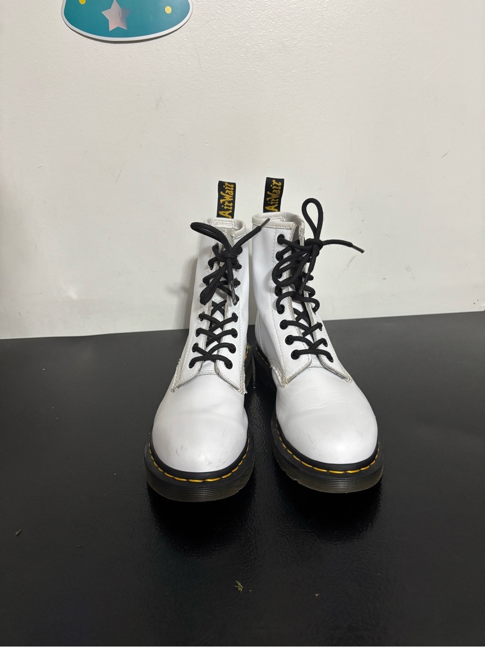 Original Dr. Martens White Boots Sz 6